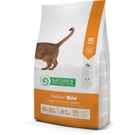 2кг Корм Nature's Protection NP Indoor Poultry для кошек от 1 года и старше
