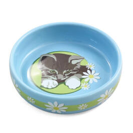 Миска керамическая Triol "Котенок", 0,2л