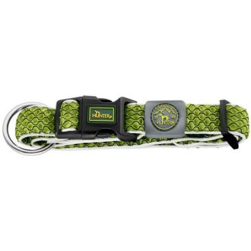 Ошейник HUNTER Collar Hilo VP охлаждающий, 40-60/L-XL, Лайм, сетчатый текстиль
