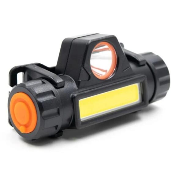 Фонарь налобный СИБИРСКИЙ СЛЕДОПЫТ ""Спектр"", 1 LED+1 COB, аккум 220В, USB