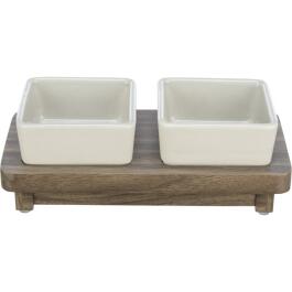 Набор мисок TRIXIE "CityStyle" для кошек, 2*0,2л