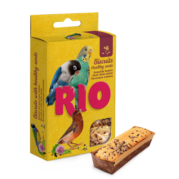 35гр Бисквиты RIO для птиц с полезными семенами