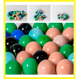 Грунт BARBUS в сетке Аква Марблс №001 16мм 200гр