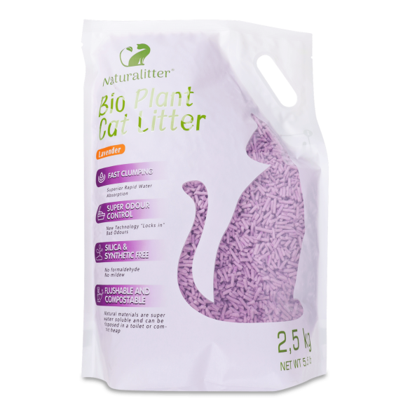 Наполнитель Bio Plant Cat Litter "Лаванда", 5,5л