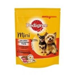 600гр Корм PEDIGREE для взрослых собак миниатюрных пород Говядина