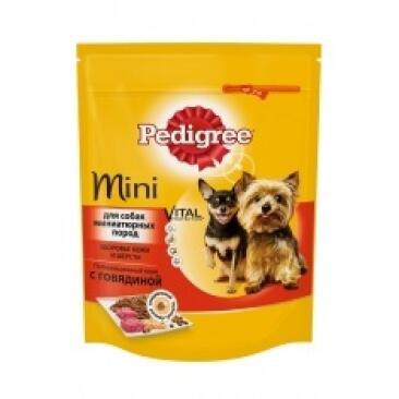 600гр Корм PEDIGREE для взрослых собак миниатюрных пород Говядина
