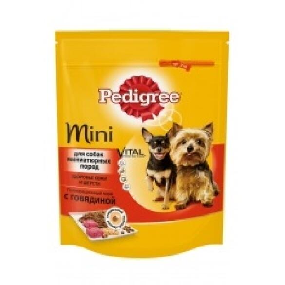 600гр Корм PEDIGREE для взрослых собак миниатюрных пород Говядина