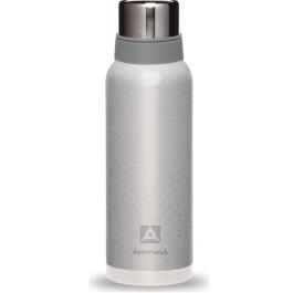 Термос Арктика 106, 1200мл серебристый, 2 чашки, противоударное покрытие