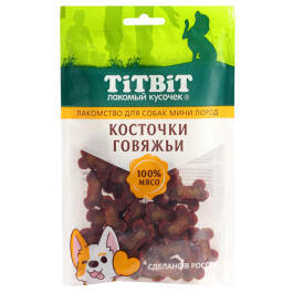 Косточки говяжьи TitBit для собак мини пород 100г