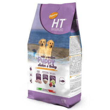 20кг Корм Cennamo HTD Puppy MINI/MEDIUM Chicken/Turkey для щенков мелких и средних пород с Курицей и Индейкой