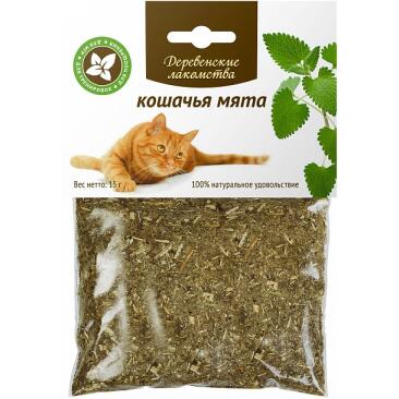 15гр Лакомства "Деревенские Лакомства" Кошачья мята