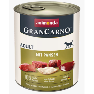 800гр Консервы Animonda Gran Carno Adult для взрослых собак с рубцом