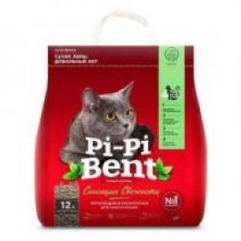 Наполнитель комкующийся Pi-Pi-Bent Сенсация свежести, 5кг, 12л