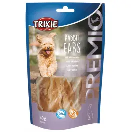 80гр Лакомство TRIXIE PREMIO для собак, кроличьи ушки, без глютена и сахара