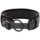 Ошейник HUNTER Collar Divo Reflect 45-55/L, Черный/серый