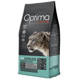 8кг Корм Optima Nova Cat Sterilized Chicken&Rice для стерилизованных кошек