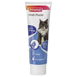 Паста Beaphar Malt Paste 100гр для выведения шерсти из желудка кошек