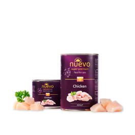 200гр Kонсервы NUEVO для взрослых кошек с Курицей