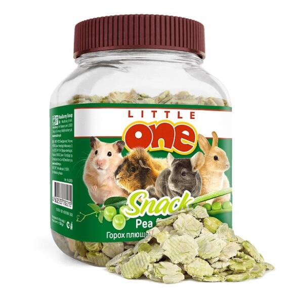 230гр Лакомство Little One Pea Flakes Snack Плющеный горох для всех грызунов