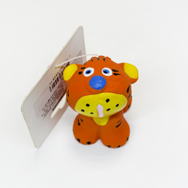 Игрушка Котики Собачки  "Тигренок" с пищалкой для собак, р-р 6-9см