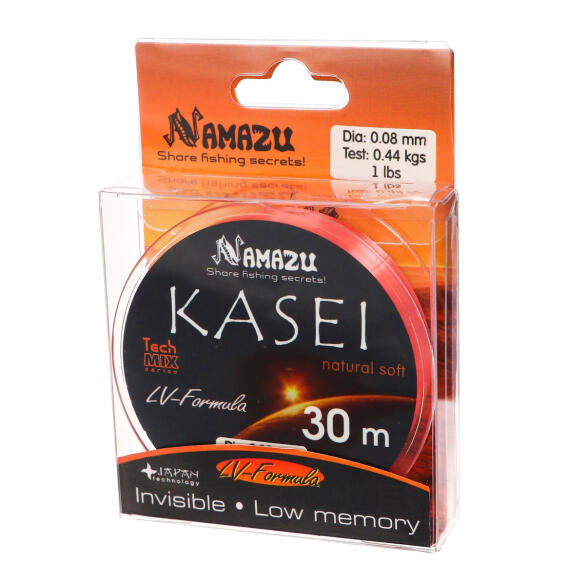 Леска Namazu "Kasei" 0,08мм 30м (красная)