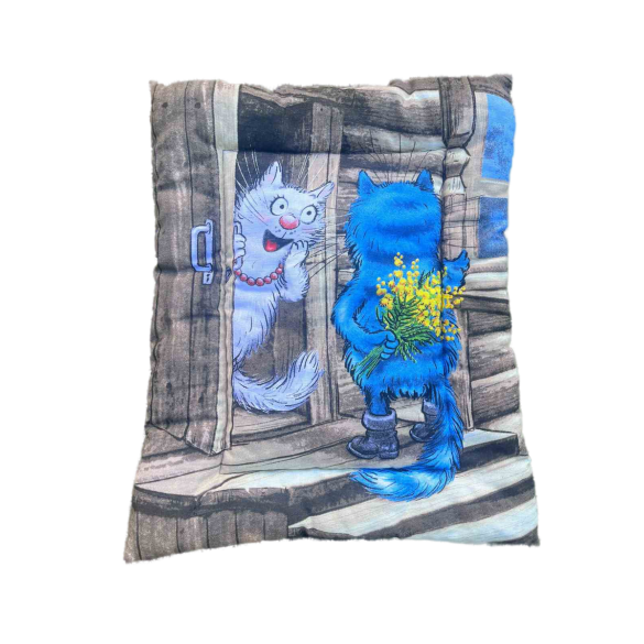 Матрас для животных Happy Friends "Коты Доброго дня "44*57см