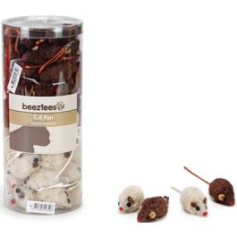 Игрушка Beeztees "Мышь плюшевая", 5см