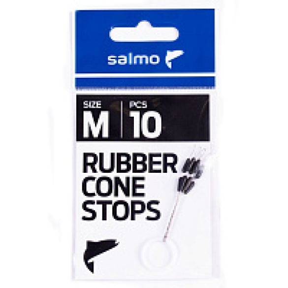Стопоры резиновые Salmo RUBBER CONE STOPS р.002M 10шт.
