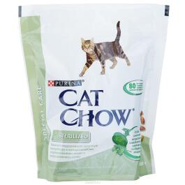 400гр Корм CAT CHOW для взрослых стерилизованных котов и кошек