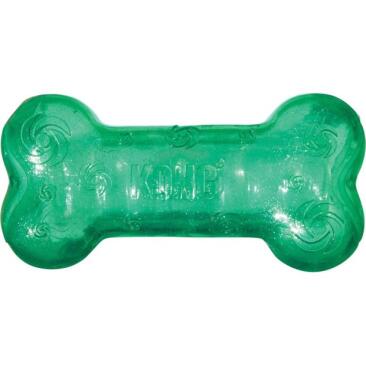 Игрушка KONG Toy Dog KONG Squeezz Crackle Bone для собак, 15см