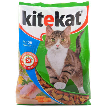 350гр Корм KITEKAT для кошек, улов рыбака