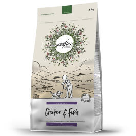 1,4кг Корм Craftia Harmona Kitten беззерновой для котят из Курицы и рыбы