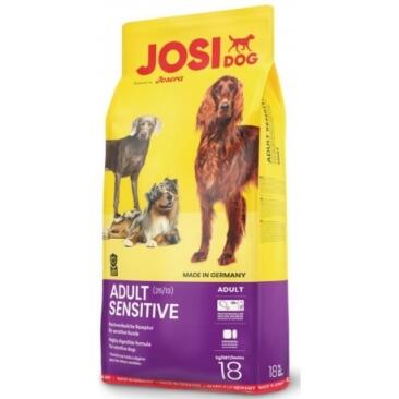 15кг Корм JosiDog Sensitive (Adult Sensitive 25/13) для взрослых собак всех пород с чувствительным пищеварением с домашней Птицей, Рисом и Кукурузой