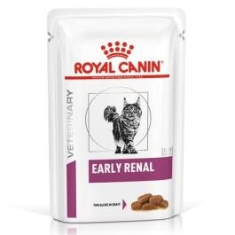 85гр Влажный корм ROYAL CANIN Early Renal Feline диета для взрослых кошек при ранней стадии почечной недостаточности, в соусе (пауч)