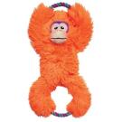 Игрушка KONG Toy Dog Tuggz Monkey для собак с пищалкой и канатом, XL