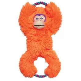 Игрушка KONG Toy Dog Tuggz Monkey для собак с пищалкой и канатом, XL