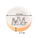 Миска Angamara с зайчиками, 350мл