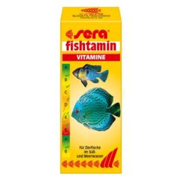 SERA Fishtamin 15 ml, витаминная добавка для рыб