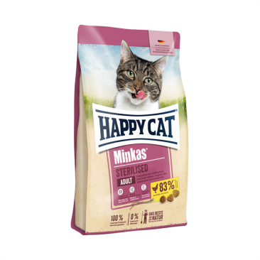 Корм в развес Happy Cat Minkas Sterilised Adult для стерилизованных кошек, 1кг