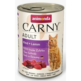 400гр Консервы Animonda Carny Adult для взрослых кошек с Говядиной и ягненком, паштет