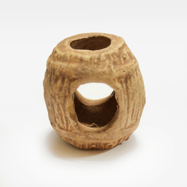 Грот "Котики Собачки" для аквариума "Бочка", (5*5см)