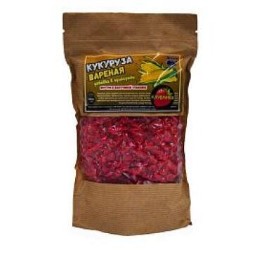 Кукуруза вареная в вакуумной упаковке (350гр) "КЛУБНИКА"