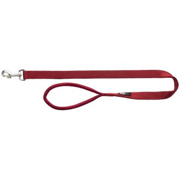 Поводок TRIXIE для собак Premium Leash, нейлон (M-L) 1м/20мм, бургунди
