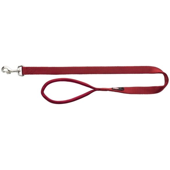Поводок TRIXIE для собак Premium Leash, нейлон (M-L) 1м/20мм, бургунди