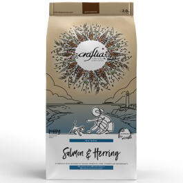 2кг Корм Craftia Natura Puppy Mini для щенков миниатюрных и мелких пород из лосося с сельдью