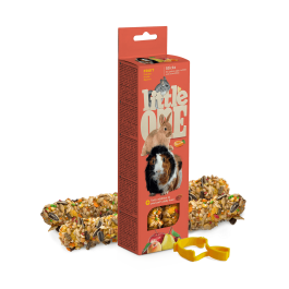 2*60гр Little One Sticks Fruits палочки для Морских Свинок, Кроликов и Шиншилл с фруктами