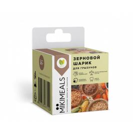 Лакомство Mikimeals Шарик зерновой для грызунов, 25гр