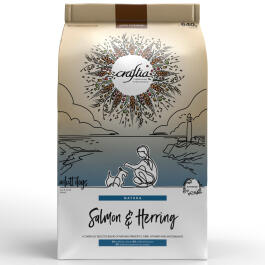 640гр Корм Craftia Natura Adult Mini для взрослых собак миниатюрных и мелких пород из Лосося с сельдью