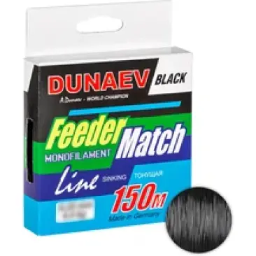 Леска Dunaev Feeder-Match Sinking Black 0.22мм  4,4 кг  150м