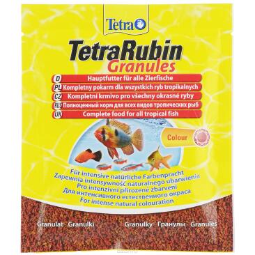 15гр Корм TETRA Rubin Granules для усиления естественного окраса рыб